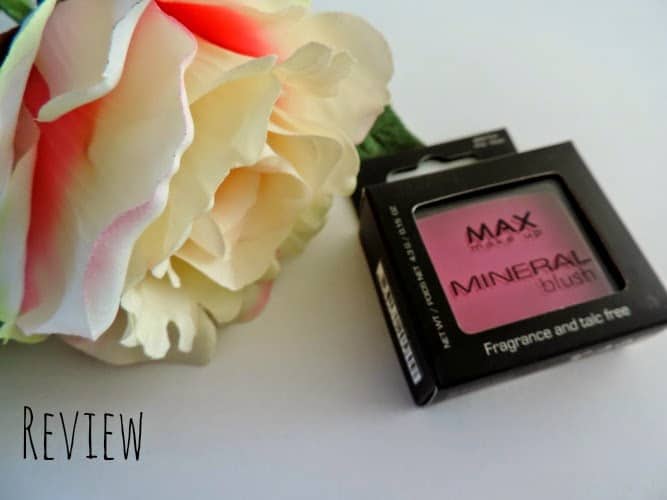 REVIEW: Action MAX mineral blush 868 Pink Rose