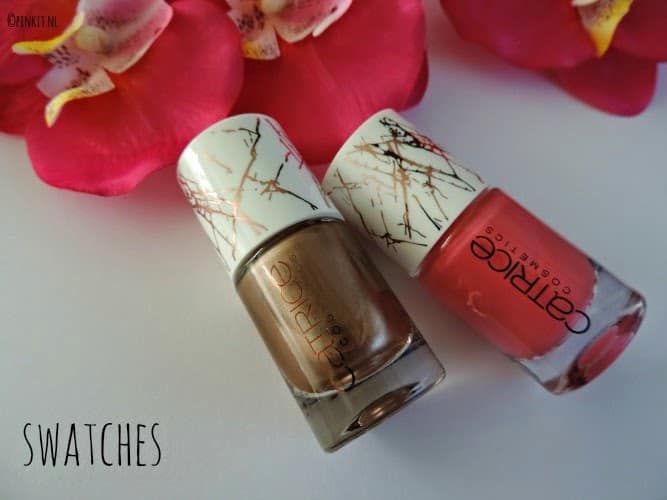 Catrice Metallure C02 Alluring Pink & C03 Metalight nagellak