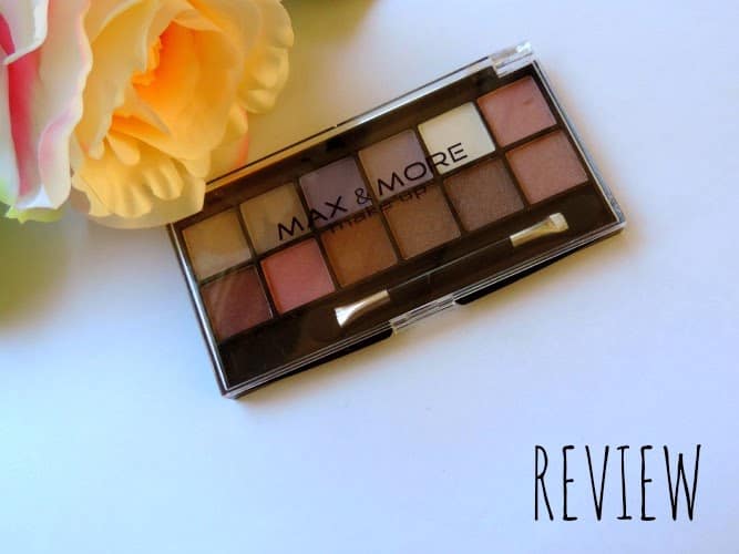 REVIEW: MAX & MORE Eyeshadow Palette Brown Eyes