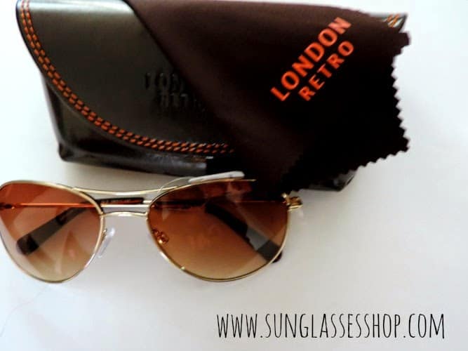 NEW IN: London Retro Jude Gold Sunglasses