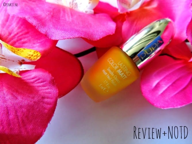 REVIEW+NOTD: Pupa Lasting Color Matt Yellow