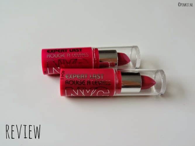 REVIEW: NYC Expert Last Lipstick Flirty & Blue Rose