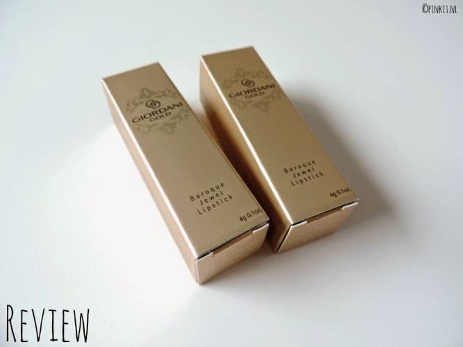 REVIEW: Oriflame Giordani Gold Baroque Jewel Lipsticks Royal Camellia & Cerise Drama