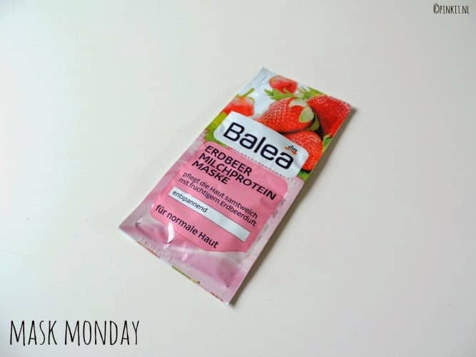MASK MONDAY: BALEA ERDBEER MILCHPROTEIN MASKE (AARDBEI/MELK)