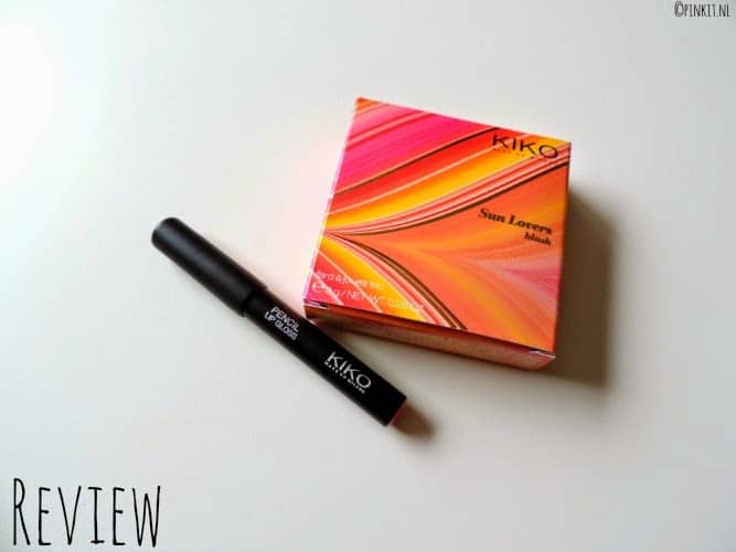 REVIEW: KIKO PENCILL LIP GLOSS 16 DEEP PINK & SUN LOVERS BLUSH 03 BRAZILIAN PINK