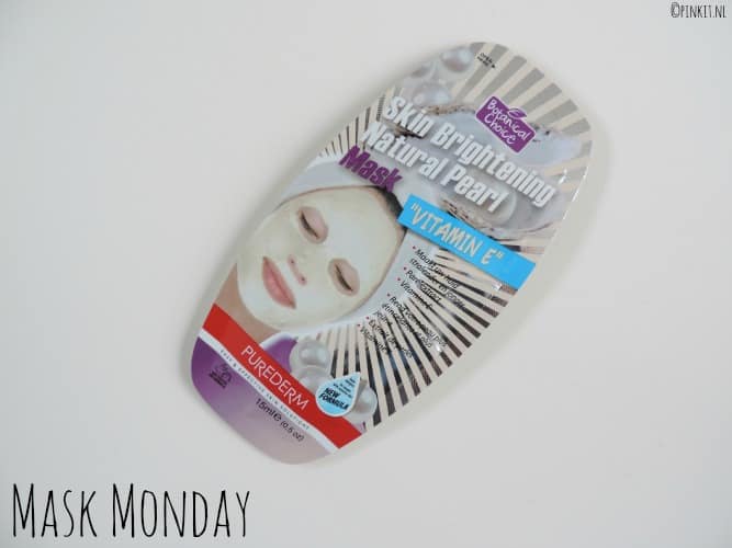 MASK MONDAY: PUREDERM SKIN BRIGHTENING NATURAL PEARL MASK