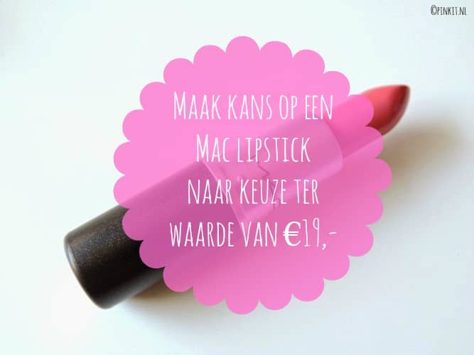 WIN ACTIE: EEN MAC LIPSTICK NAAR KEUZE (WAARDE €19,-)
