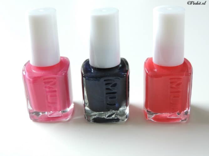 MUA NAGELLAK: BRIGHT PINK,MIDNIGHT & BRIGHT CORAL