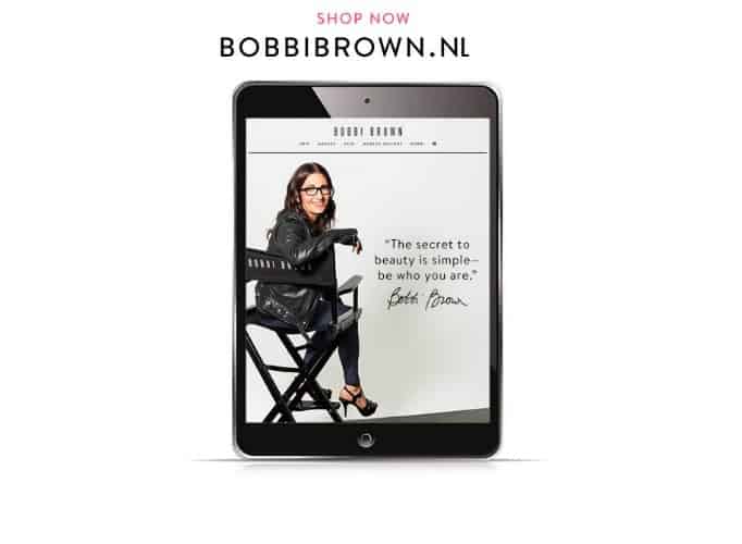 PERSBERICHT| BOBBI BROWN COSMETICS LANCEERT NEDERLANDSE E-COMMERCE SITE