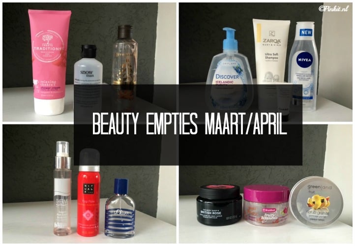 BEAUTY | EMPTIES MAART/APRIL