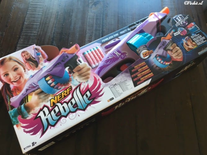 KIDS WIN| NERF REBELLE SECRET AGENT FEARLESS FIRE