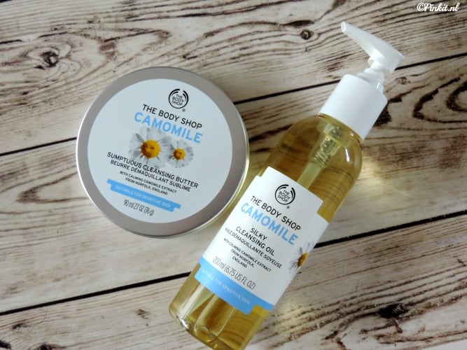 THE BODY SHOP CAMOMILE SILKY CLEANSING OIL & SUMPTUOUS CLEANSING BUTTER