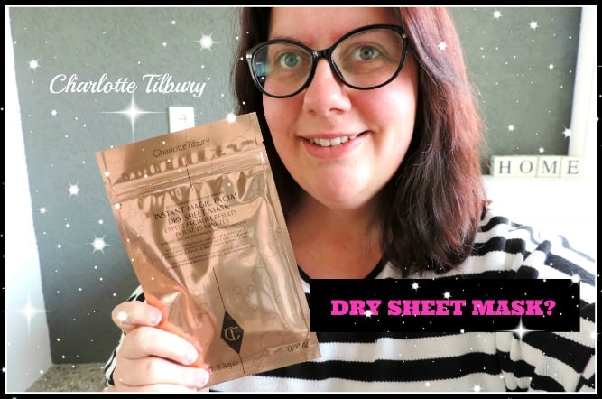 FIRST IMPRESSION | CHARLOTTE TILBURY INSTANT MAGIC DRY SHEET MASK