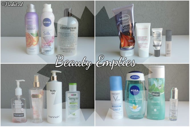 XXL BEAUTY EMPTIES NOVEMBER 2017