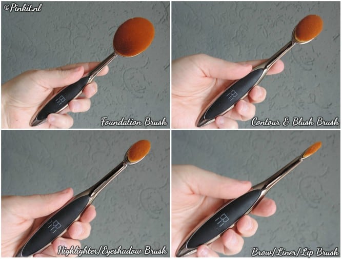 Be Creative Makeup Oval Brush Set