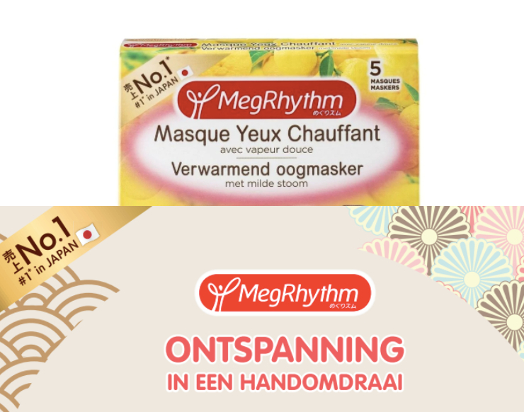 TIP | MEGRHYTHM VERWARMEND OOGMASKER