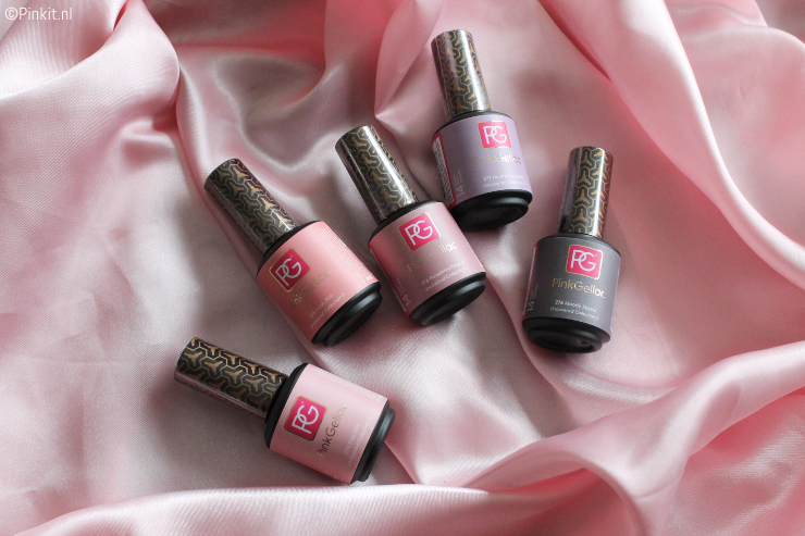 PINK GELLAC UNCOVERED5 COLLECTIE SWATCHES