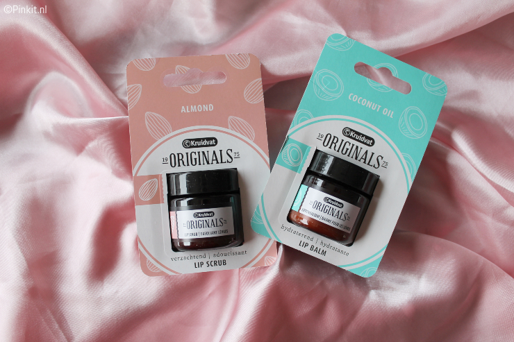 KRUIDVAT ORIGINALS ALMOND LIP SCRUB & COCONUT OIL LIP BALM