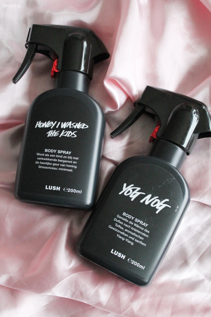 LUSH BODY SPRAYS + 21 NIEUWE GEUREN