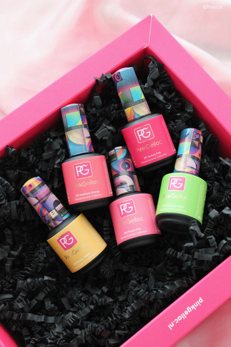 PINK GELLAC FESTIVAL SUMMER COLLECTIE SWATCHES