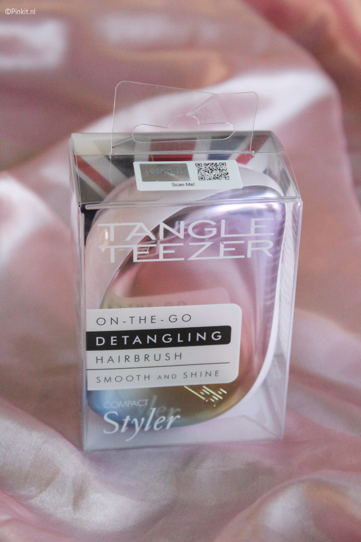 TANGLE TEEZER COMPACT STYLER PEARLESCENT MATTE CHROME