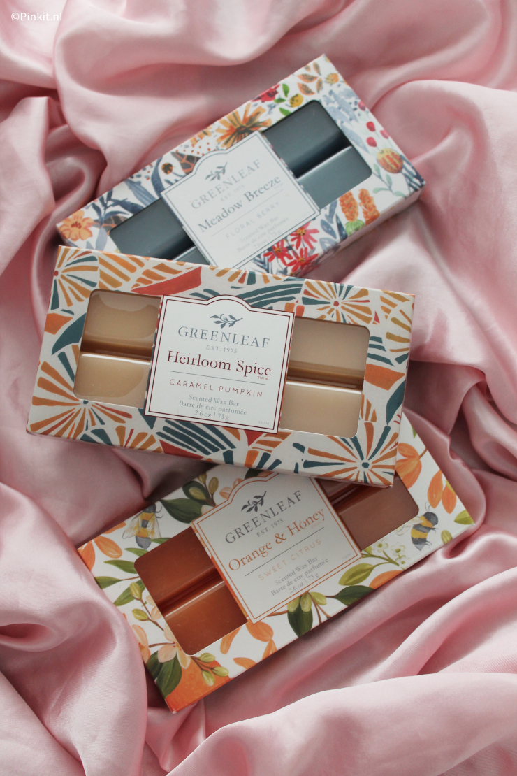 3x GREENLEAF SCENTED WAX BAR