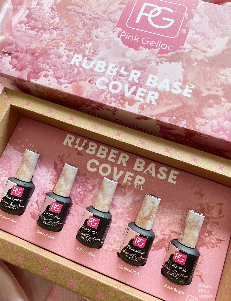SWATCHES PINK GELLAC RUBBER BASE COVER