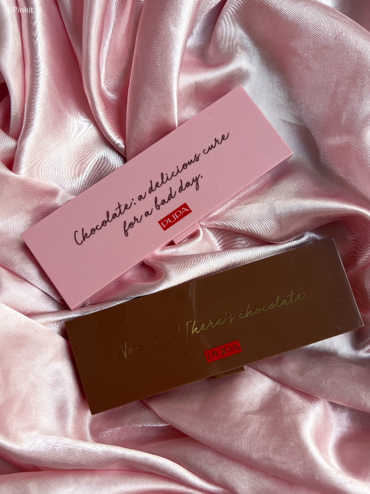De wereld van de fijnproevers komt samen met make-up in een onweerstaanbare combinatie. Zero Calorie Chocolate is de leuke en sensuele limited edition collectie van PUPA Milano met het chocoladethema. De complete look bevat warme en omhullende tinten zoals diep donkerbruin, pittige beigetinten en cappuccino. De producten zijn subtiel geparfumeerd met chocoladetonen voor een verrassende zintuiglijke ervaring. Ik heb twee producten uit deze nieuwe limited edition ontvangen, daar vertel ik in dit artikel wat meer over.