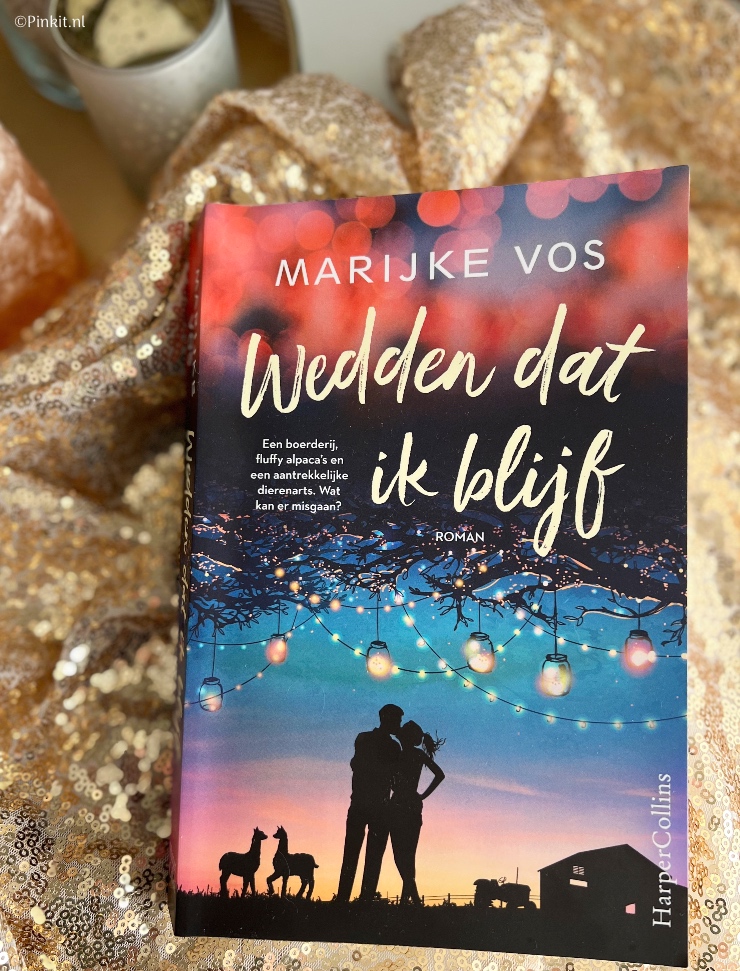 Een tijdje terug plaatste ik online een bestelling, ik kocht o.a. het boek Wedden dat ik blijf van Marijke Vos. Ik was opzoek naar feelgood, romantiek en dat heb ik bij dit boek gevonden! Marijke Vos is een Nederlandse schrijfster en inmiddels heb ik ook andere boeken van haar op mijn TBR-lijstje staan.