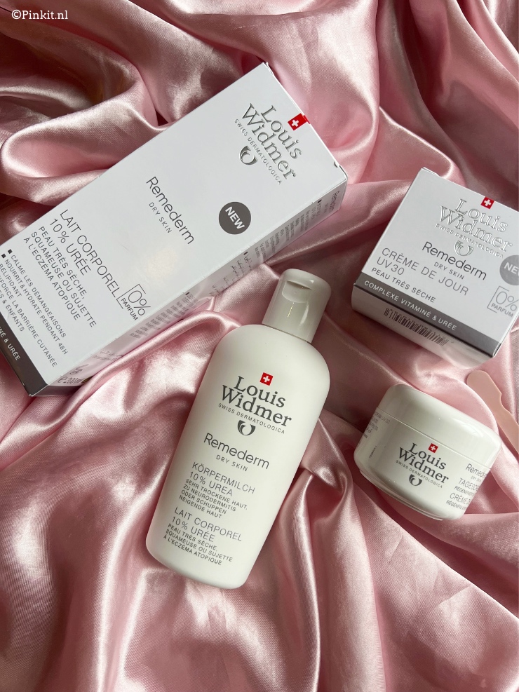 Nieuw | Louis Widmer Remederm Dry Skin Lichaamsmelk 10% Ureum en Dagcrème UV 30